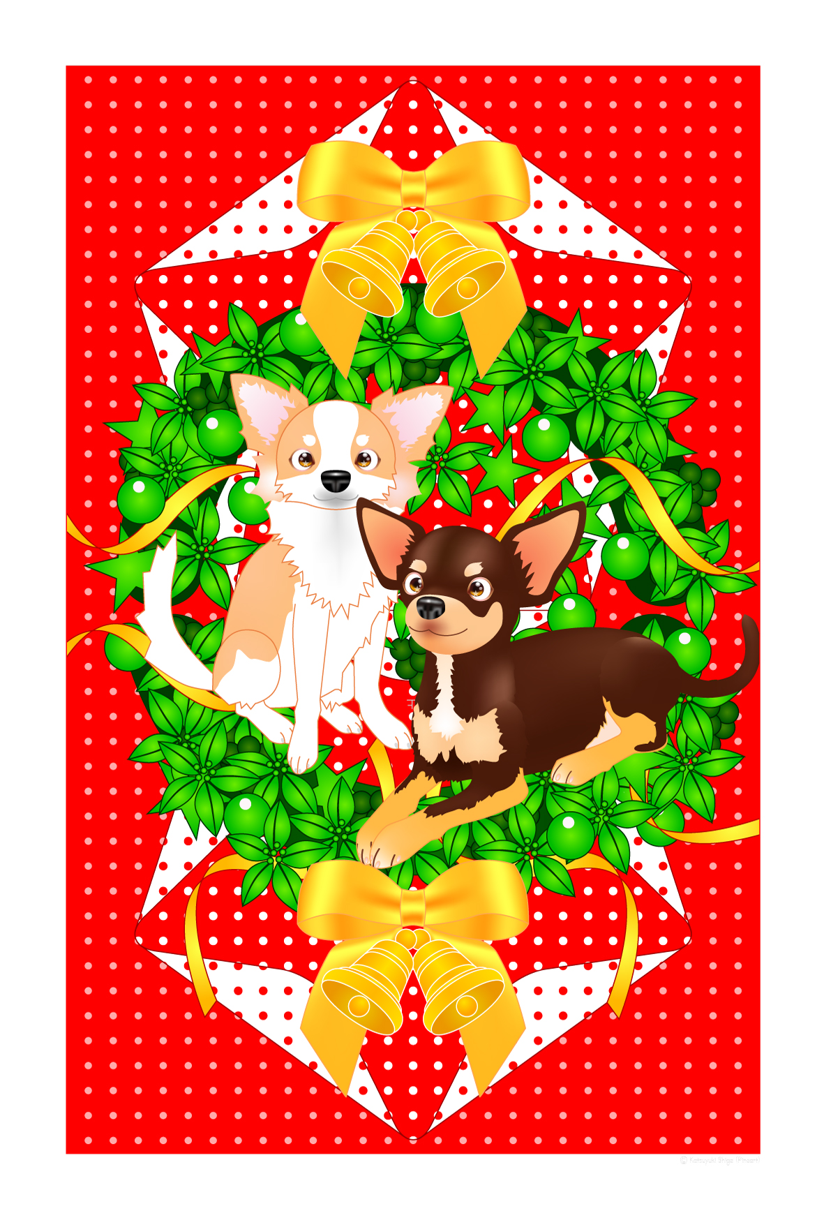 クリスマスのノベルティグッズ ポストカード無料テンプレート03 クリスマス飾り付けのアイテムdiy クリスマスカード ペーパークラフト ブログ From ぴのアート